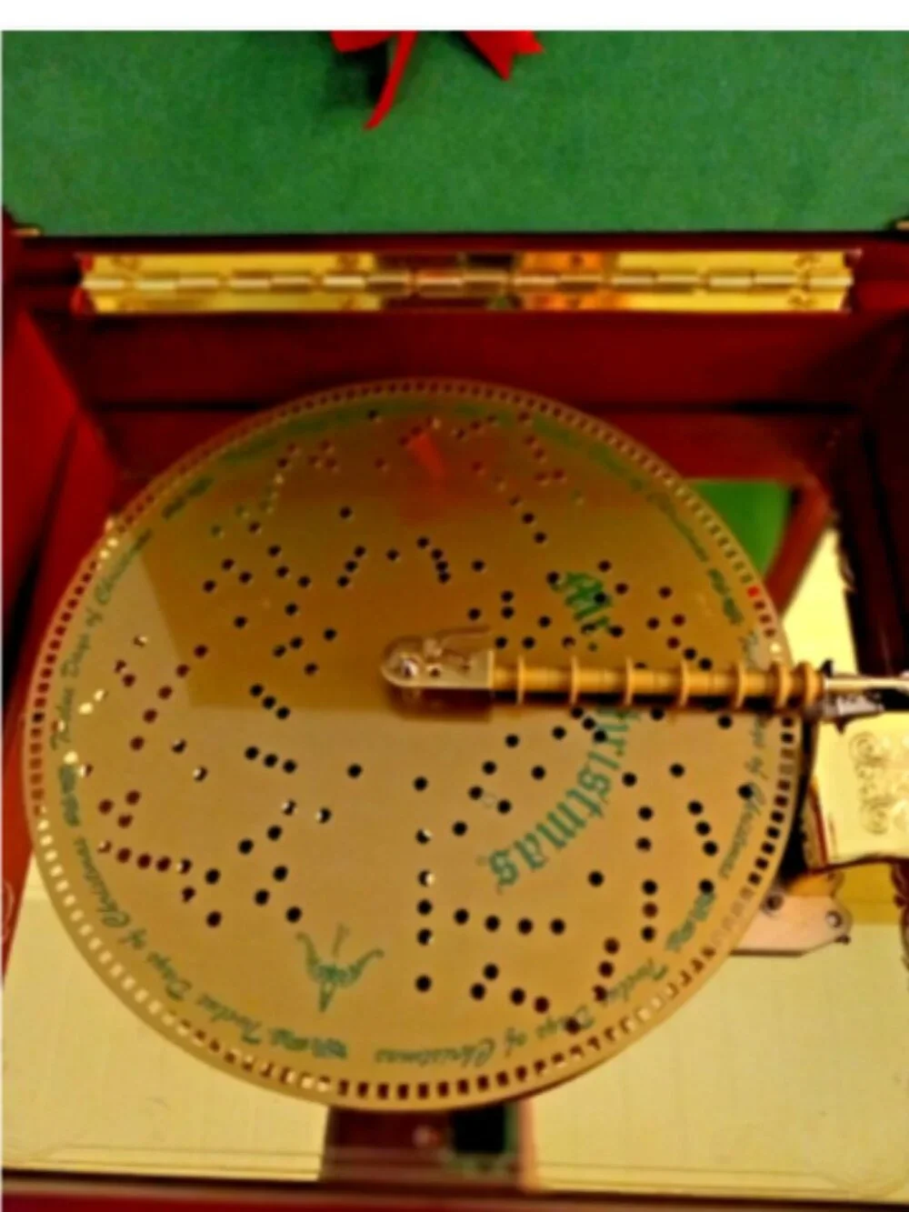 Mr. Christmas Animated Holiday Symphonium Music Box 16 Discs IOB Works Video